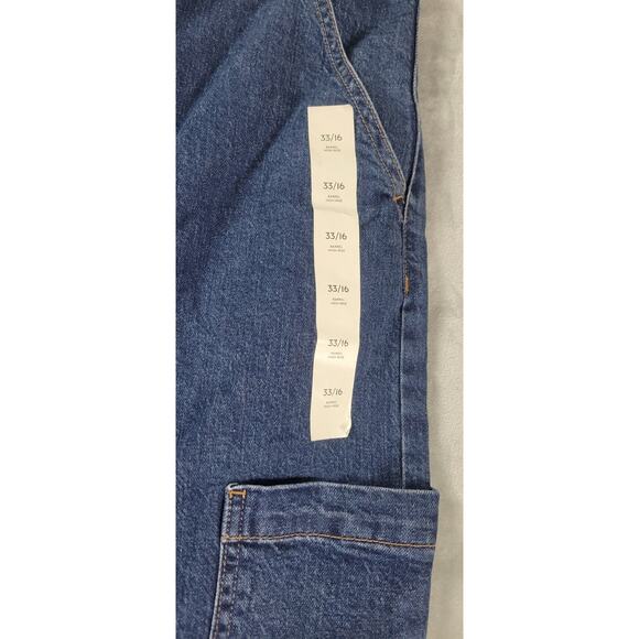 NWT women's barrel ankle jeans high rise Banana Republic pant sz 33/16 denim - Picture 3 of 14